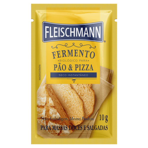 Fermento Biológico Seco Instantâneo Fleischmann Envelope 10g