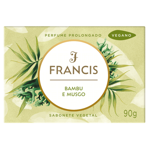 Sabonete em Barra Vegetal Bambu e Musgo Francis Caixa 90g