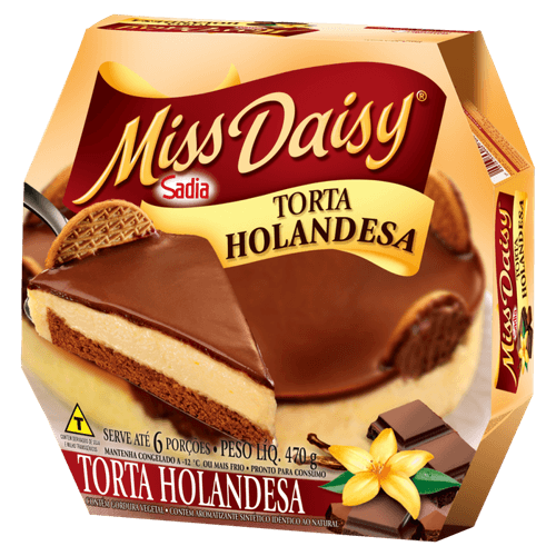 Sobremesa Torta Holandesa Miss Daisy Caixa 470 g