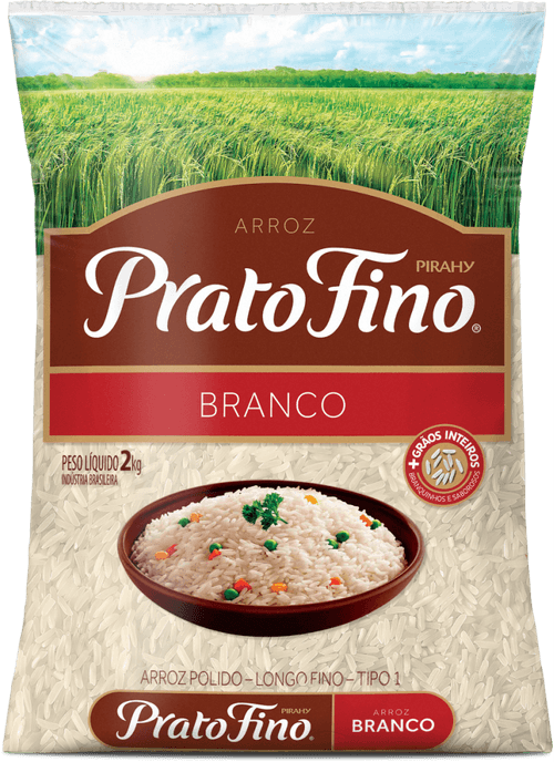 Arroz Branco Prato Fino Tipo 1 Longo Fino 2kg