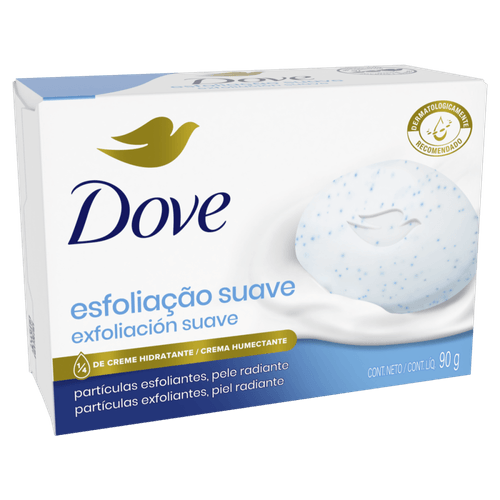 Sabonete em Barra Esfoliação Suave Dove Caixa 90g