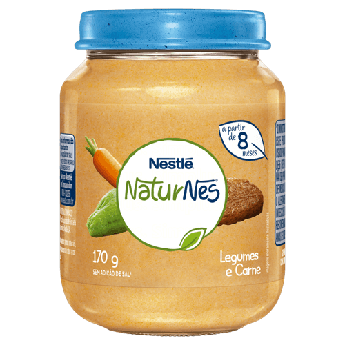 Papinha NESTLÉ Legumes e Carne 170G