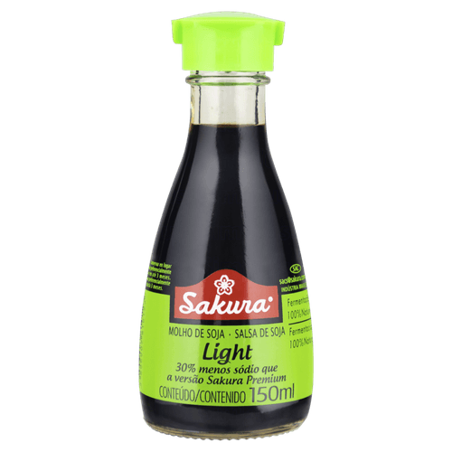 Molho de Soja Light Sakura Vidro 150ml