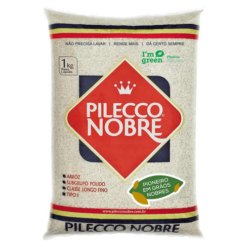 Arroz Polido Tipo 1 Pilecco Nobre Pacote 1kg