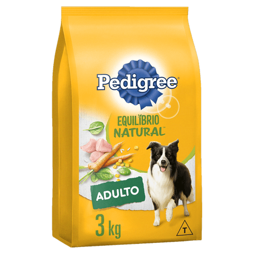 Ração Pedigree para Cão Adulto Equilíbrio Natural 3 kg