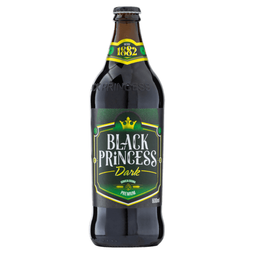 Cerveja Dark American Lager Black Princess Premium Garrafa 600ml