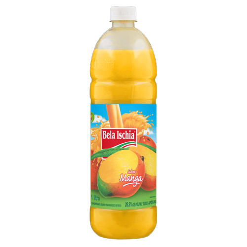 Suco Concentrado Líquido para Refresco de Fruta Manga Bela Ischia Garrafa 1l