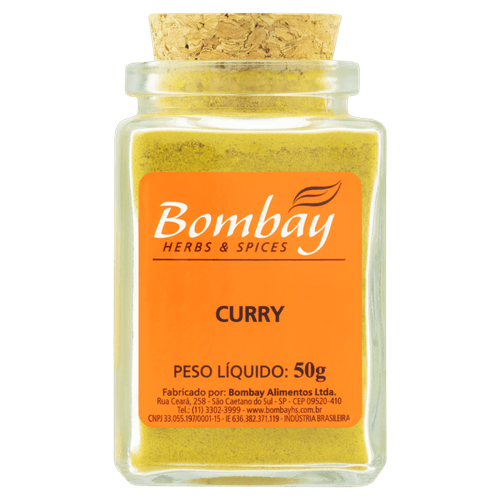 Curry Bombay Herbs & Spices Vidro 50g