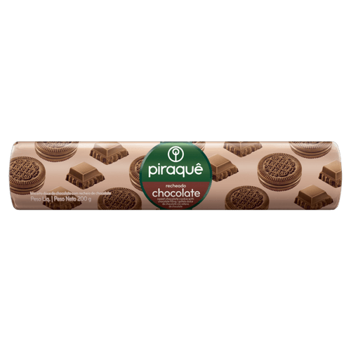 Biscoito Piraquê Recheado Chocolate 200 g