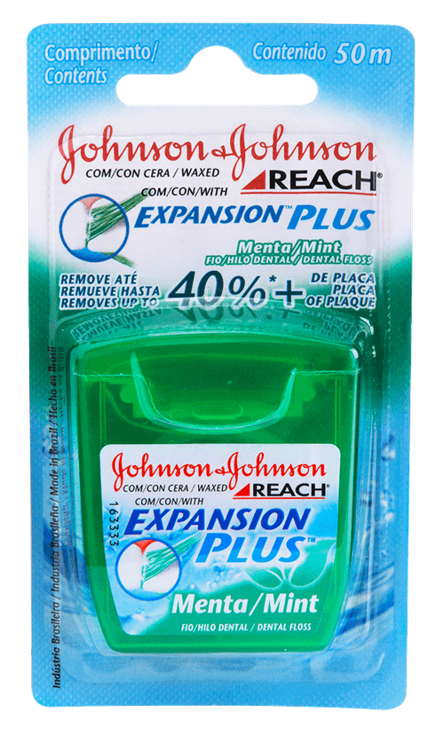 Fio Dental Johnson's Reach Expansion Plus Menta 50 Metros Unidade