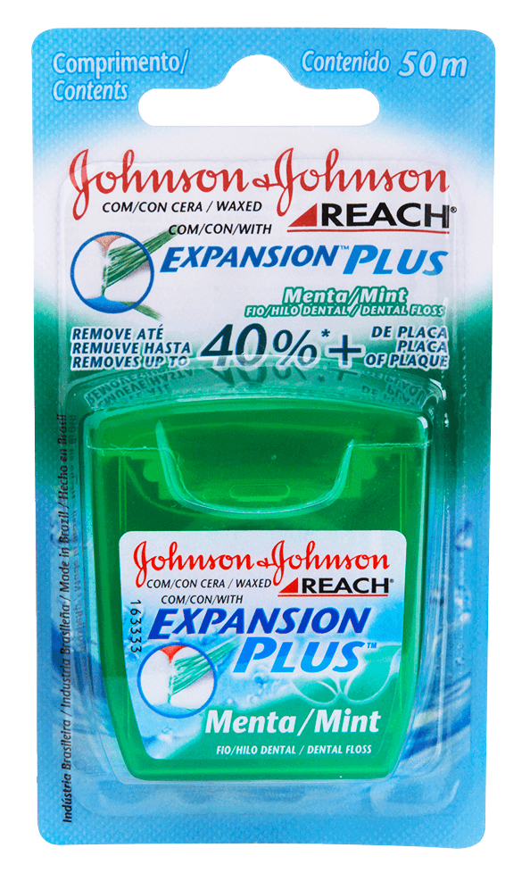 Fio-Dental-Johnson-s-Reach-Expansion-Plus-Menta-50-Metros-Unidade