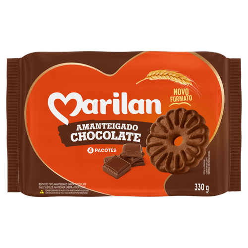 Biscoito Marilan Amanteigado Chocolate 330 g