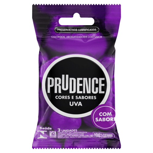 PRESERV PRUDENCE 3UN CORES/SABORES UVA