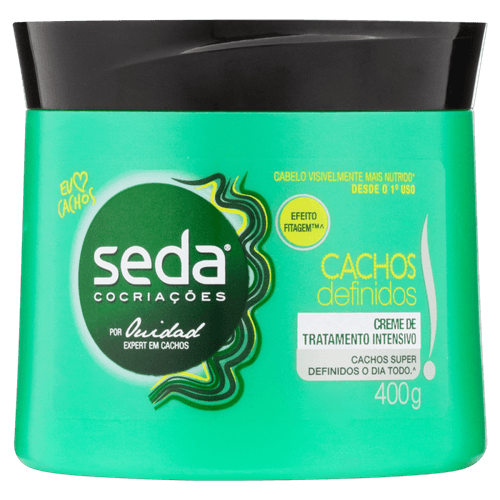 Creme De Cabelo Seda Tratamento Cachos Definidos 400g