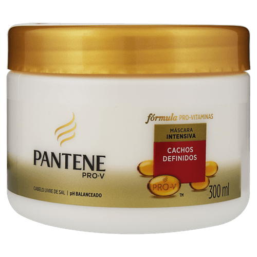 Máscara de Tratamento Pantene Cachos Hidra-Vitaminados 300ml