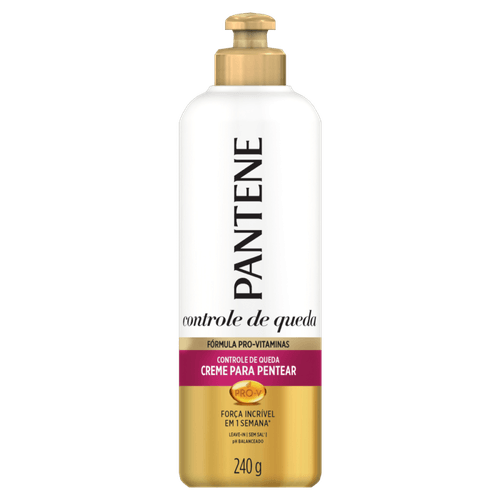 Creme Para Pentear Pantene Controle De Queda Frasco 240g