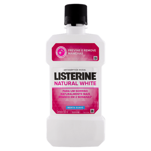 Antisséptico Bucal Listerine Whitening AntiManchas 500 ml