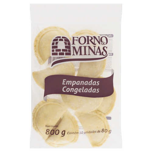 Empanada Congelada Frango Forno De Minas Pacote 1Kg