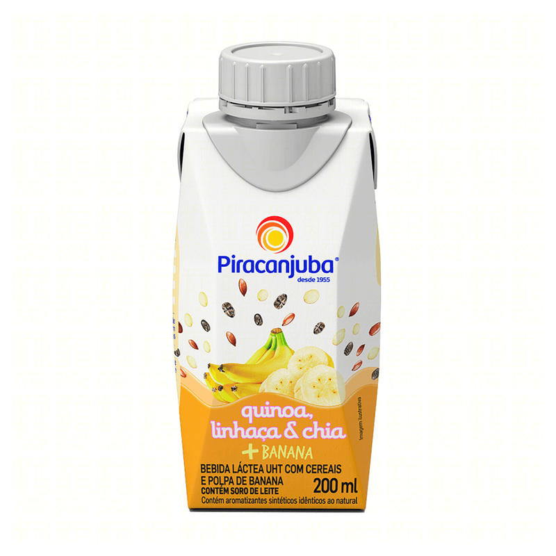 Bebida-Lactea-UHT-com-Cereais-e-Polpa-de-Banana-com-Quinoa-Linhaca-e-Chia-Piracanjuba-Caixa-200ml