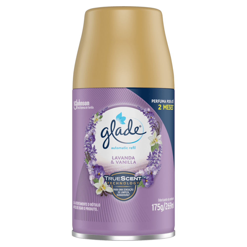 Odorizador de Ambiente Lavanda & Vanilla Glade Automatic Frasco 269ml ...