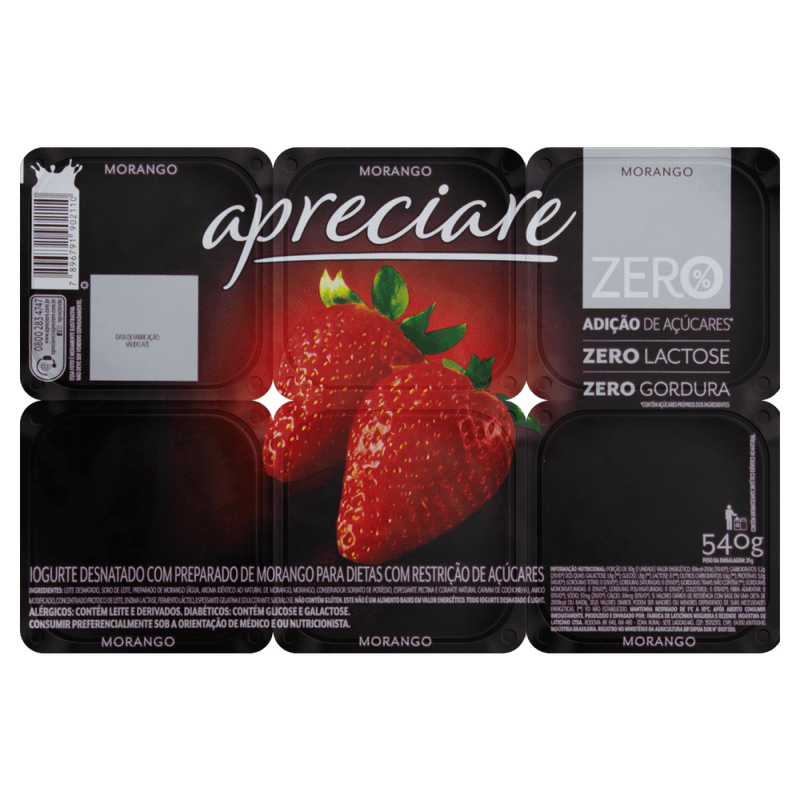 Iogurte-Desnatado-Morango-Zero-Lactose-Apreciare-Bandeja-540g-6-Unidades