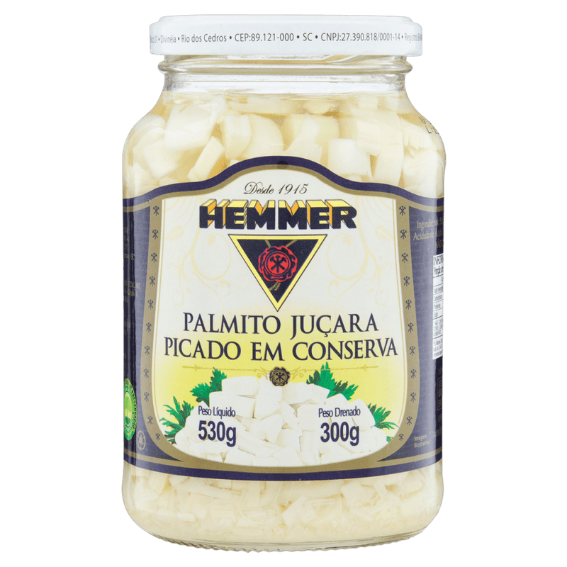 Palmito-Jucara-em-Conserva-Picado-Hemmer-Vidro-Peso-Liquido-530g-Peso-Drenado-300g