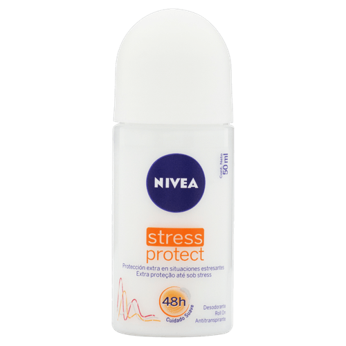 Desodorante Roll On Nivea Feminino Stress Protect 50ml