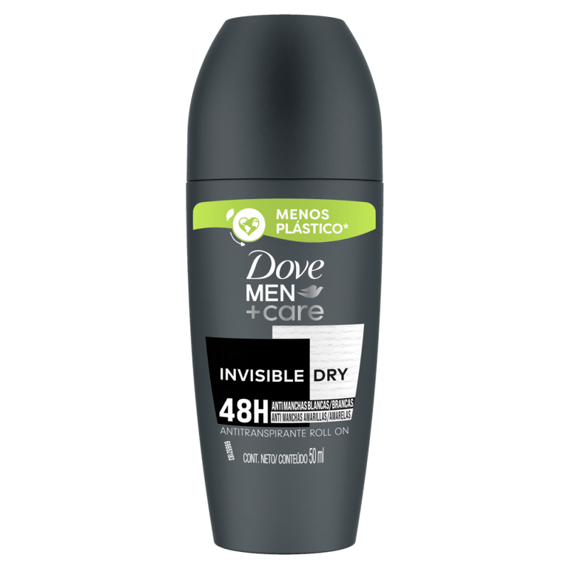 Antitranspirante-Roll-On-Invisible-Dry-Antimanchas-Brancas-e-Amarelas-48h-Dove-Men-Care-50ml