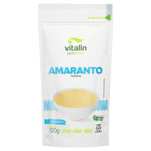 Farinha de Amaranto Orgânica Vitalin 120 g