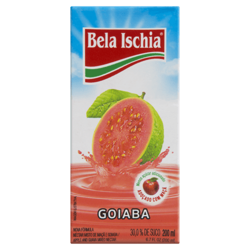 Néctar Misto de Maçã e Goiaba Bela Ischia Caixa 200ml