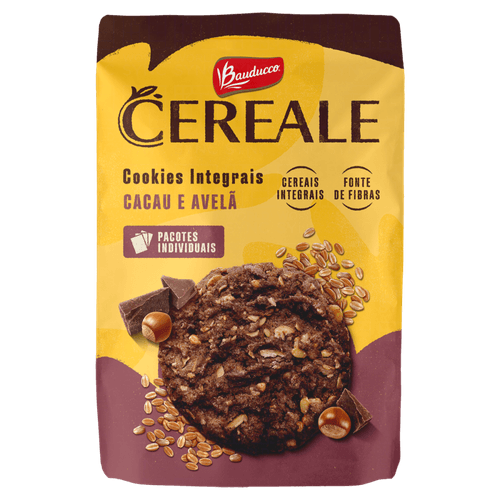 Cookie Cacau e Avela Bauducco Cereale 140g