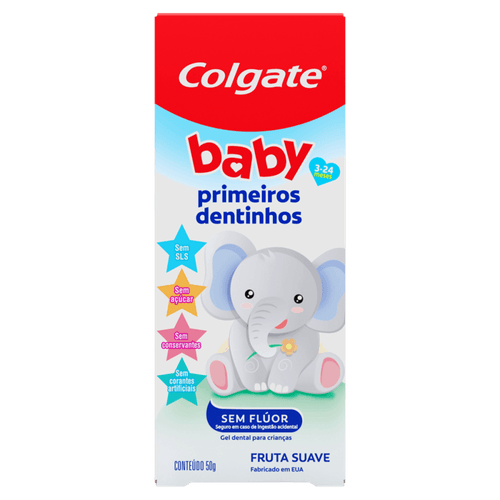 Creme Dental Colgate My First Sem Flúor 50g