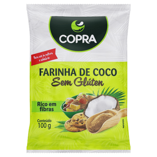 Farinha de Coco Copra Pacote 100g