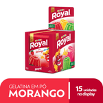 Gelatina-em-po-Royal-morango-display-com-15-unidades-de-25g