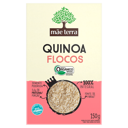 Quinua em Flocos Mãe Terra Orgânica 150g