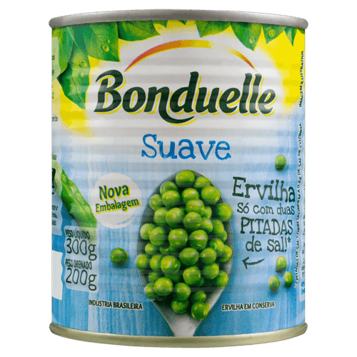 Ervilha em Conserva Suave Bonduelle Lata 200g