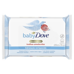 Toalha-Umedecida-Bebe-Hidratacao-Enriquecida-Suave-Dove-Baby-Pacote-50-Unidades