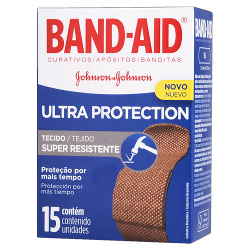 Curativo Band-Aid Ultra Proteção 15 Unidades