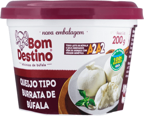 Queijo Burrata de Búfala Bom Destino 200g