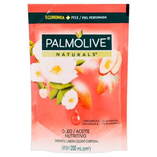 Sabonete Líquido para as mãos Palmolive Naturals Óleo Nutritivo 200ml Sabonete Líquido para Mãos