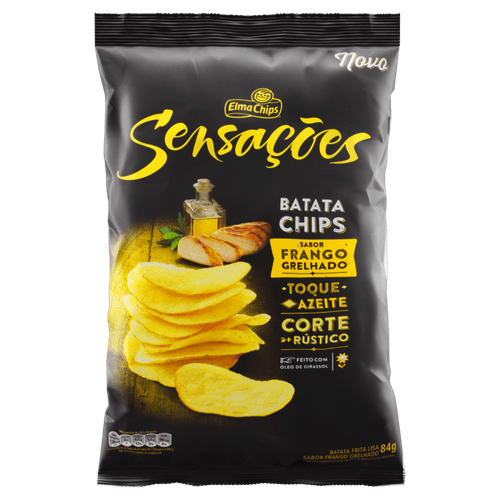 Batata Elma Chips Sens Frango Grelhado Pacote 86 g