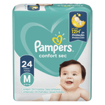 Fralda-Descartavel-Infantil-Pampers-Confort-Sec-M-6-a-10kg-Pacote-24-Unidades