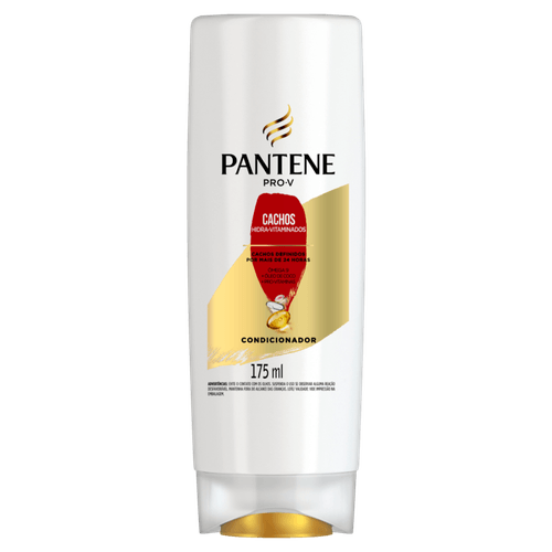Condicionador Ômega 9, Óleo de Coco, Pro-Vitaminas Pantene Pro-V Cachos Hidra-Vitaminados Frasco 175ml