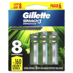 Carga-de-Aparelho-para-Barbear-Gillette-Mach3-Sensitive-Leve-8-Pague-6-Unidades