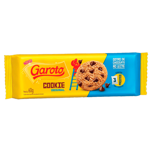 Cookie GAROTO Gotas de Chocolate 60g