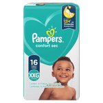 Fralda-Descartavel-Infantil-Pampers-Confort-Sec-XXG-14-a-18kg-Pacote-16-Unidades