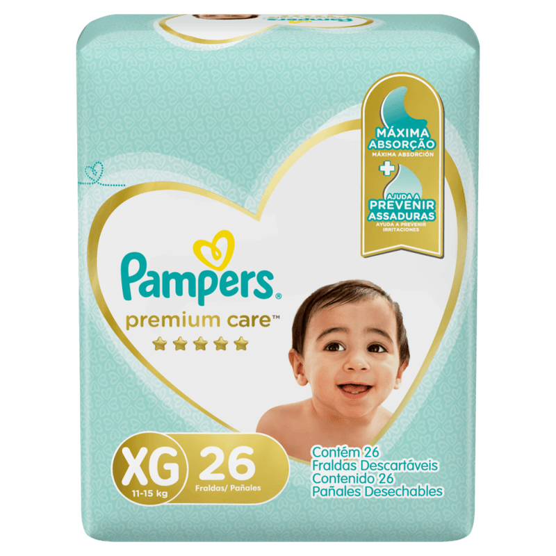 Fralda-Descartavel-Infantil-Pampers-Premium-Care-XG-11-a-15kg-Pacote-26-Unidades