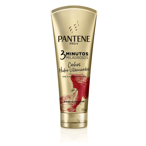 Condicionador Pantene Pro-V 3 Minutos Milagrosos Cachos Hidra-Vitaminados Bisnaga 170ml