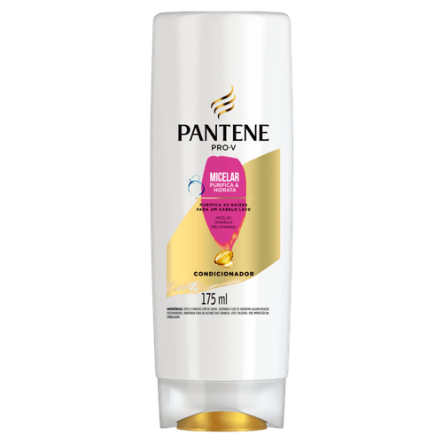 Condicionador Micelas, Vitamina E e Pro-Vitaminas Pantene Pro-V Micelar Purifica & Hidrata Frasco 175ml