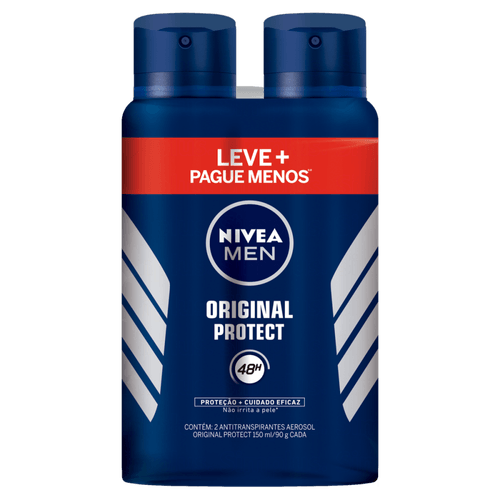 DES AER NIVEA 2X150ML LV+PG- ORIG MEN
